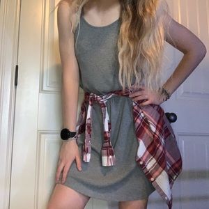 Casual Gray knitted slip dress! Just the dress